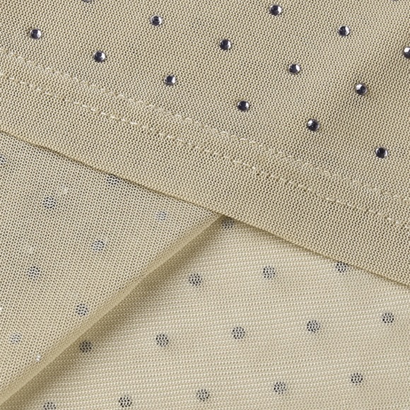 Canary Islands Beach Sparkle Rhinestone Getaway Mini Nude Bikini Coverup - Picture 8 of 11